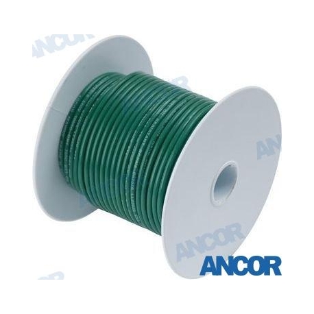 CABO MARÍTIMO 12 AWG (3MM²) VERDE - 30 M