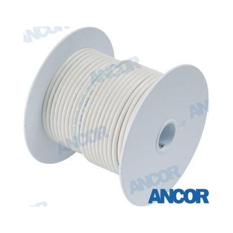 CABO MARÍTIMO 12 AWG (3MM²) BRANCO - 30 M