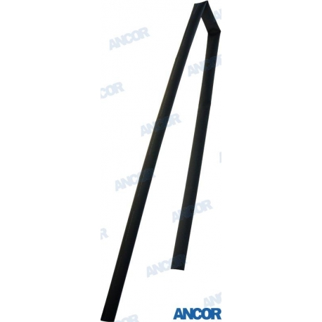 TUBO TERMORETRACTIL 19-6,4MM NEGRO (1UN.)