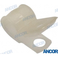 ABRAÇADEIRA DE ANTEPARO 9,5 MM (25UN.)