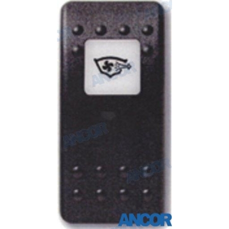 CAPA INTERRUPTOR EXTRATOR DE AR LIGADO/DESLIGADO DO ATUADOR