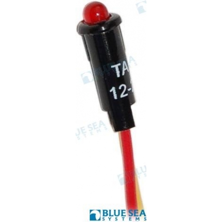 LED INDICADOR 12/24V VERMELHO