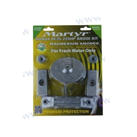 KIT DE ANODO DE MAGNÉSIO HONDA 35-225HP