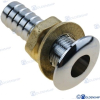 PASSA CASCOS ½ LATÃO CROMADO