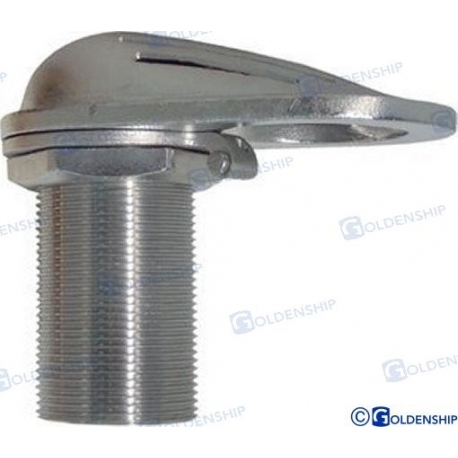 CONECTOR DE ÁGUA COM PASSA CASCOS 1 1/4 INOX