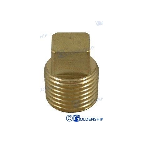 TAMPA/CONECTOR SOBRESSALENTE DE LATÃO