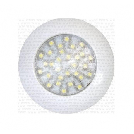 LUZ DE TETO LED INTERIOR 1W 12V&24V BRANCO