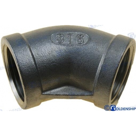 COTOVELO 45º HH AÇO INOX 3/4