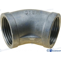 45º COTOVELO HH INOX 1
