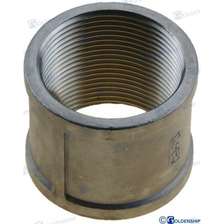 CONECTOR DUPLO HH AÇO INOX 1