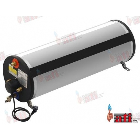 AQUECEDOR DE ÁGUA EM AÇO INOX 80 L. - 1250 W - 2