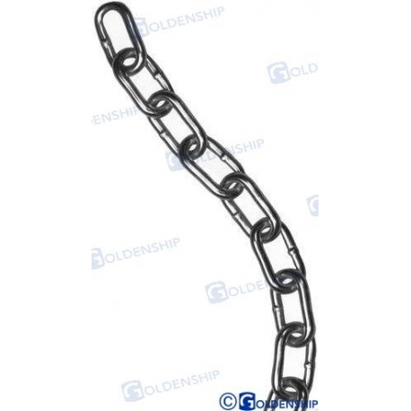 CORRENTE DE ANCORAGEM DE AÇO INOX - 6 MM (50M)
