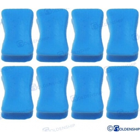 KIT MARCADOR DE CORRENTE 10MM AZUL