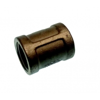 CONECTOR DUPLO HH AÇO INOX 3/8