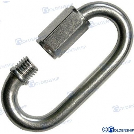 MANILHA OVAL DE 6 MM (PACOTE 20)