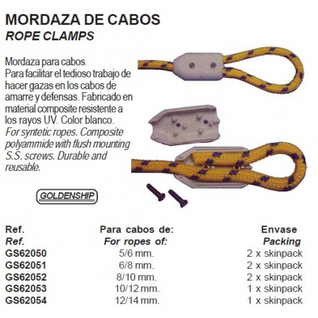 GARRAS DE LINHA DE 5/6MM (PAR)