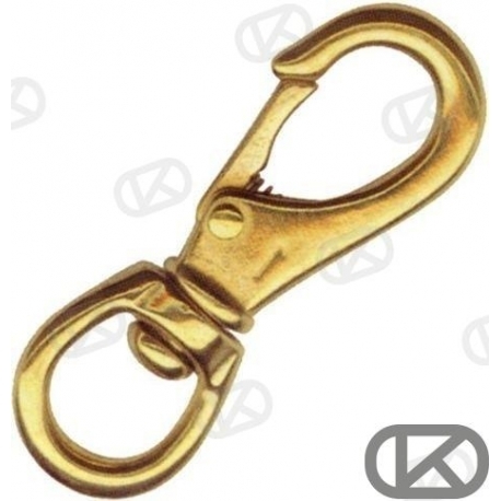 MOSQUETÃO GIRATÓRIO DE BRONZE. 115MM (10)