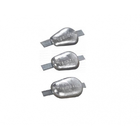ZINCO COM PLACA PARA SOLDAR 230X25X5MM 1KG