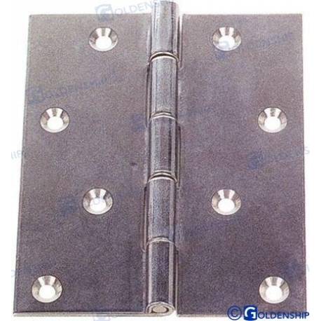 DOBRADIÇA DE AÇO INOX. 100X60