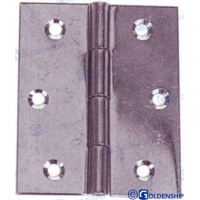 DOBRADIÇA DE AÇO INOX 50*70*0,8 (PACOTE 2)