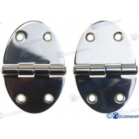 DOBRADIÇA OVAL DE AÇO INOX 78X56 (2)