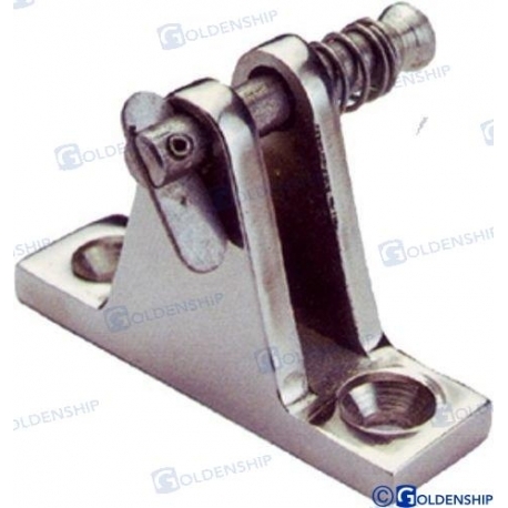 SUPORTE DE TOLDO 90º C/PINHO DE AÇO INOX