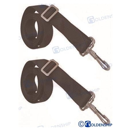 CORREIA DE AJUSTE NEGRO (PACOTE 2)