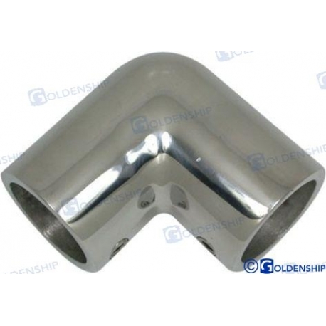 COTOVELO DE AÇO INOX 90º 7/8 22MM