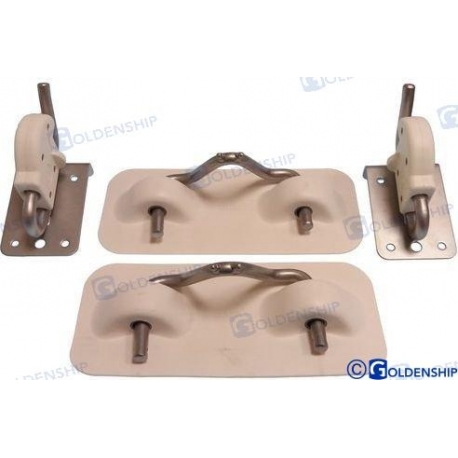 SUPORTE PNEUMÁTICO DE PVC BRANCO