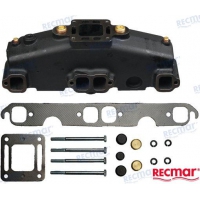 COLETOR DE ESCAPE V8 MERCRUISER