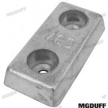 ANODO DE PLACA DE ALUMÍNIO 1,9 KG
