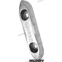 ANODO CHAPA DE ZINCO 12KG M16