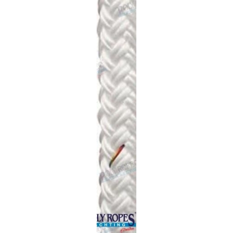 POLY-TRANÇA-16 16MM. BRANCO (85M)