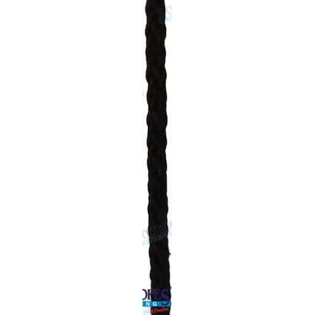 CORDA DE POLIÉSTER 4 MM NEGRO 12 M