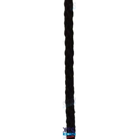 CORDA DE POLIÉSTER 3 MM NEGRO 25 M