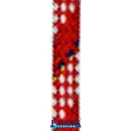 CABO RACING 4MM. VERMELHO/BRANCO (100M)
