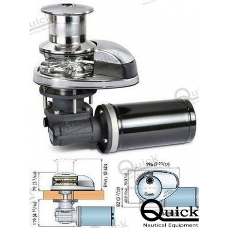 MOLINETE VERTICAL 700W 12V 6 MM C/C