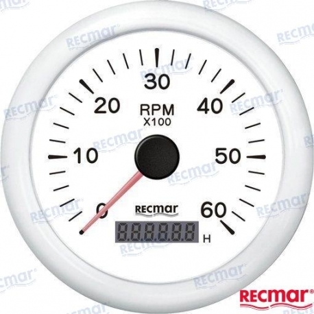 CONTA ROTAÇÕES 1,0/10,0 - 0/6000 RPM BRANCO
