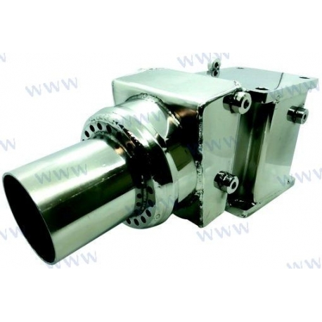 COTOVELO SOB ESCAPE DE AÇO INOX 864309T02