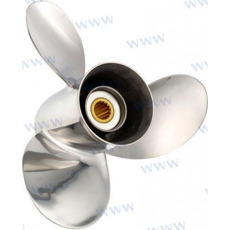 HÉLICE TITAN AÇO INOX 13,9X21 D