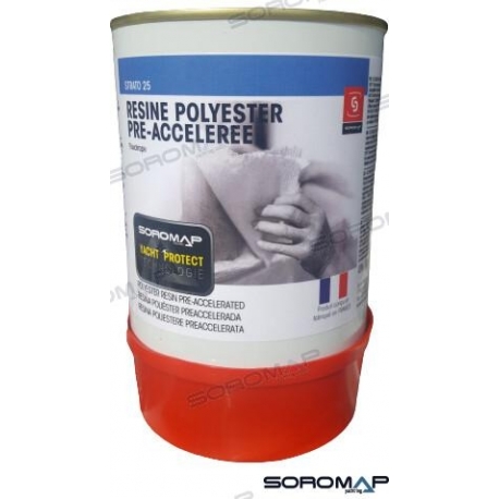 RESINA DE POLIÉSTER + CATALISADOR 750GR.