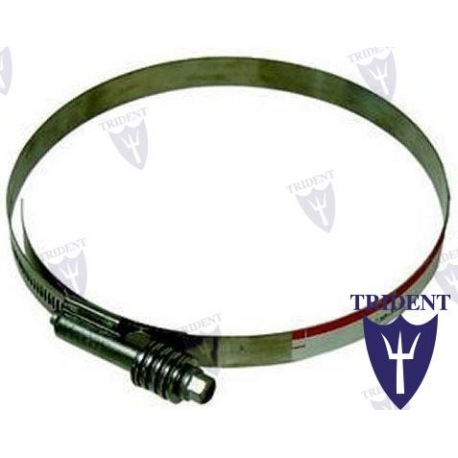 ABRAÇADEIRA DE AÇO INOX 4,5 CM A 6,5 CM