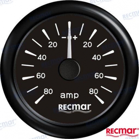 AMPERÍMETRO ±80A NEGRO