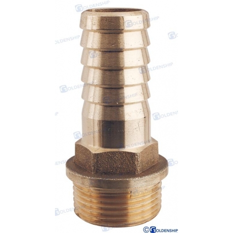 CONECTOR 1/2'' x 18 M. EM LATÃO CR