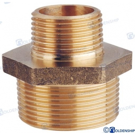 RACOR 1'' x 1/2'' MM EM LATÃO CR