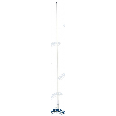 ANTENA VHF - 2,4 M - FIBRA ROSCA PVC.