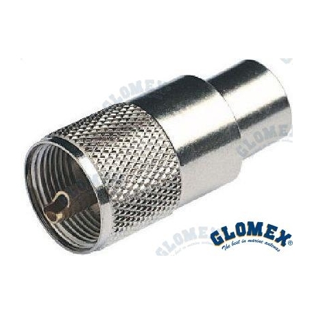 CONECTOR PL259 MACHO CROMADO PARA RG213