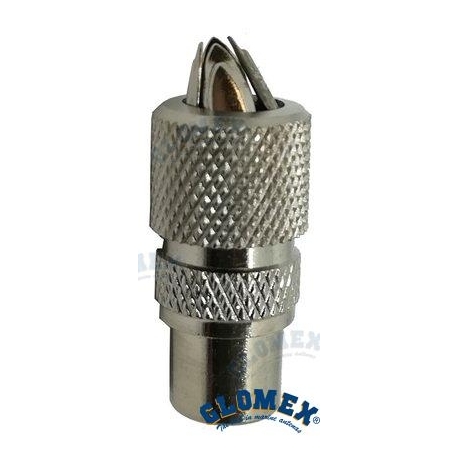 CONECTOR MACHO PARA CABO TV-IEC 9,5MM