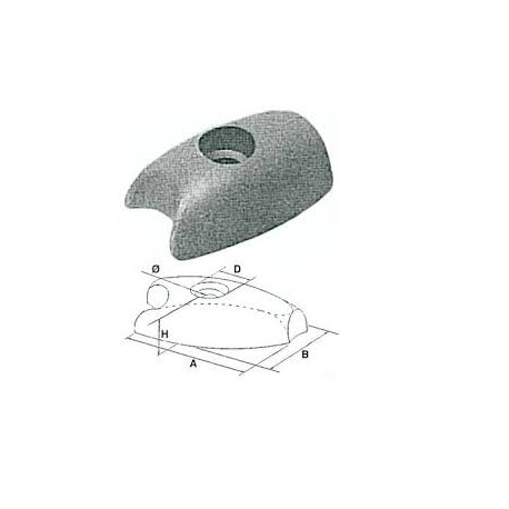 ANODO DA HÉLICE DE PROA VOLVO