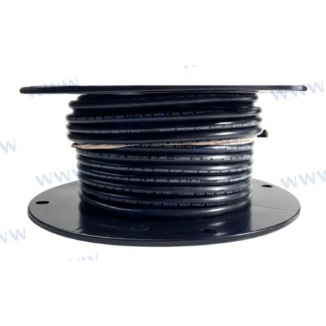 CABO BATERIA 6AWG (13MM²) NEGRO (30 m)